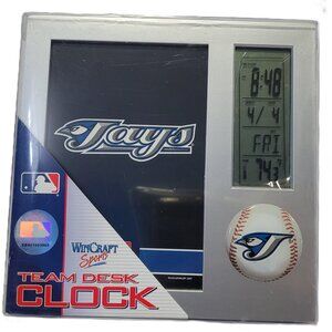 MLB Toronto Blue Jays Vintage Logo Team Desk Clock
